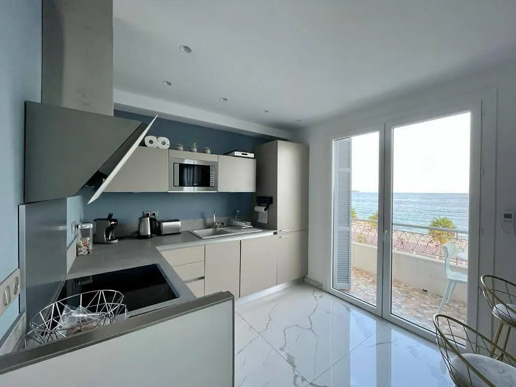Beach Front, Superbe Appartement Pour 4 Personnes Nice 0*,